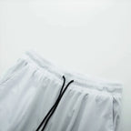 Men's Two-in-one Sports Shorts Breathable Casual Quick-drying Double-layer Shorts Summer Running Sportswear Bottoms M-3XL