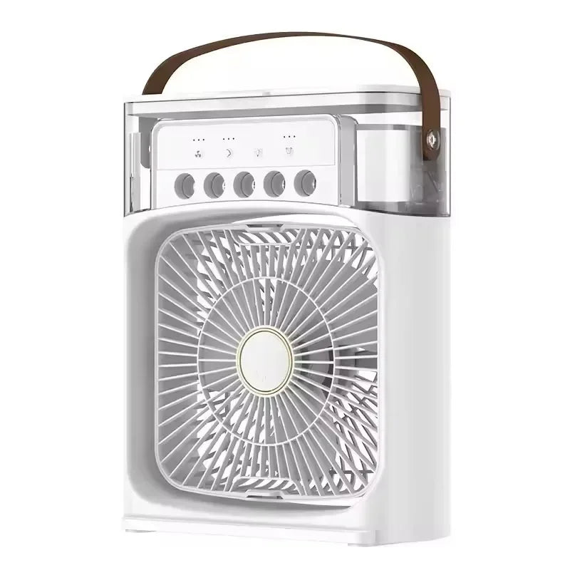 Portable 3 In 1 Fan AIr Conditioner Household Small Air Cooler LED Night Lights Humidifier Air Adjustment Home Fans Dropshipping
