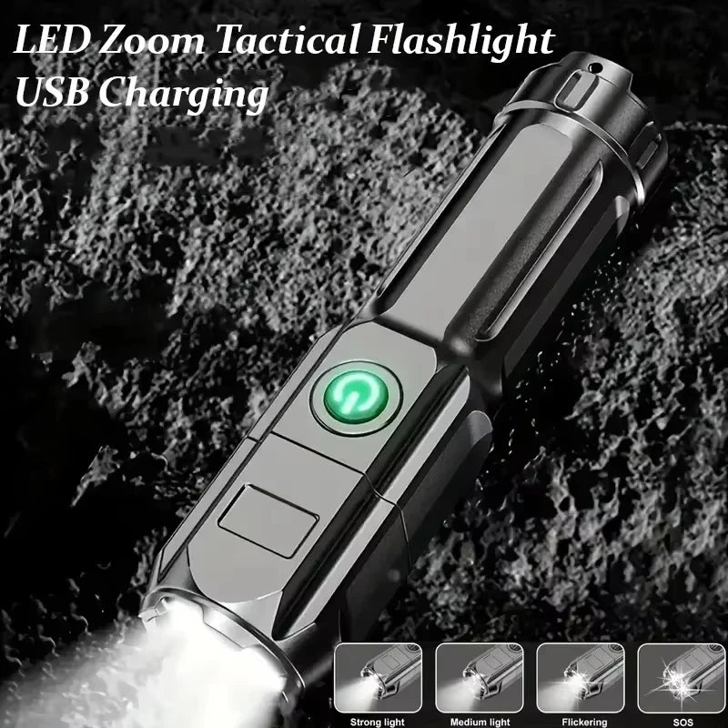 1/2PCS USB COB Keychain Work Light Flashlight Super Bright Emergency Light,Bottle Opener,With Magnetic Base For Outdoor Camping