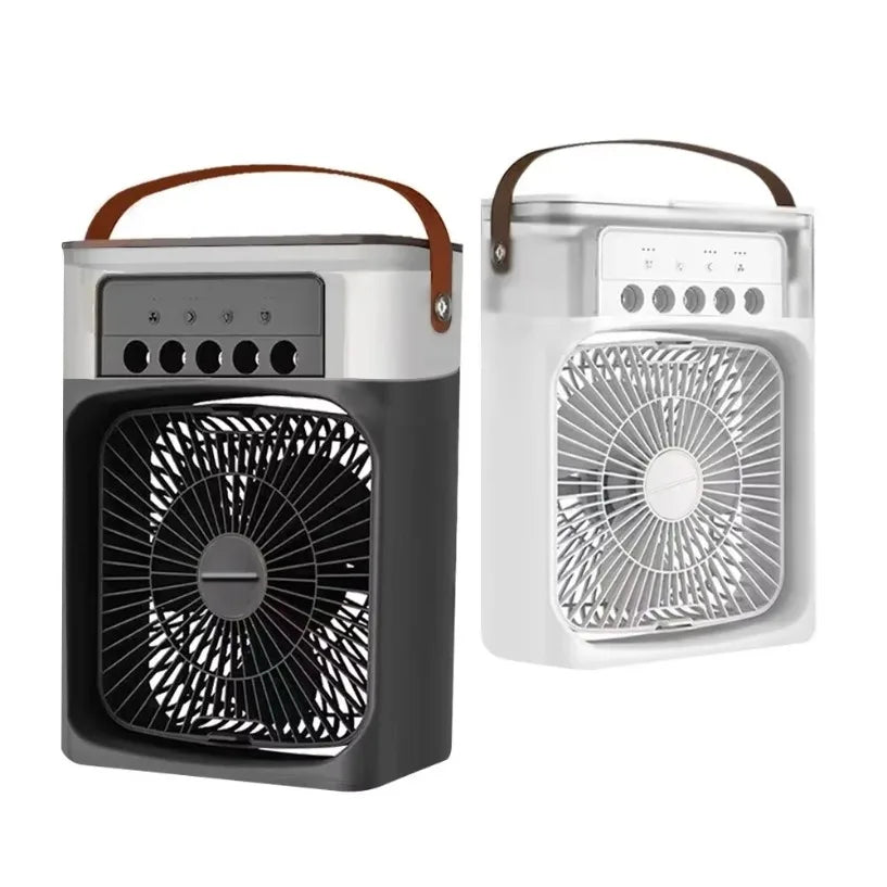 Portable 3 In 1 Fan AIr Conditioner Household Small Air Cooler LED Night Lights Humidifier Air Adjustment Home Fans Dropshipping